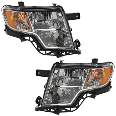 #ad Driver and Passenger Side Headlights For Ford Edge 2007 2010 Halogen with Bulbs $163.39