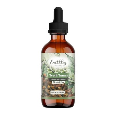 Earthley Wellness Teeth Tamer, Teething Relief for Babies & Kids, Organic Herbal