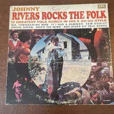 Johnny Rivers – Rocks the Folk LP Imperial Folk Rock 12" 33 RPM LP-9293