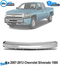 Front Bumper Face Bar Chrome For 2007-2013 Chevrolet Silverado 1500