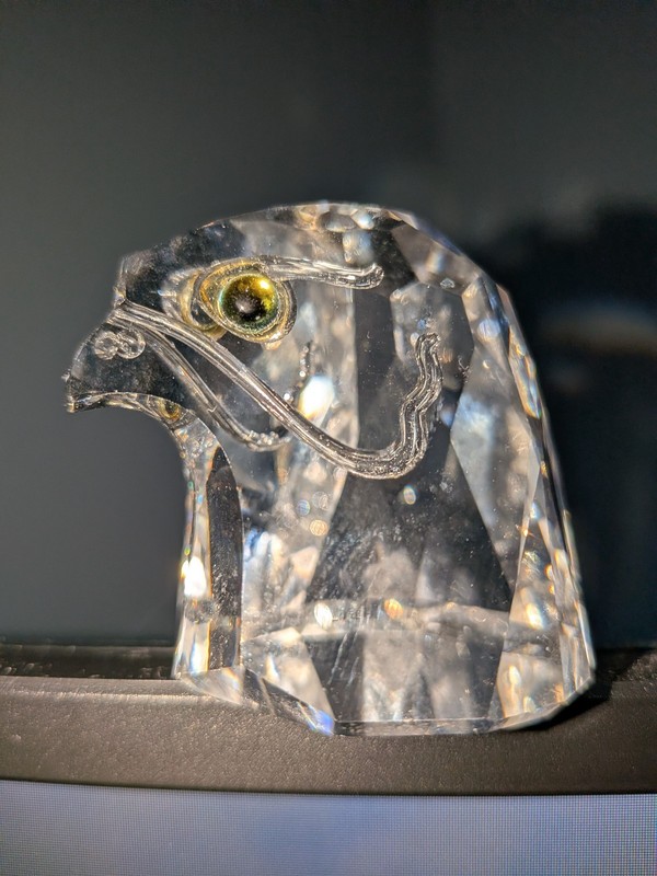 Retired Swarovski Falcon Head