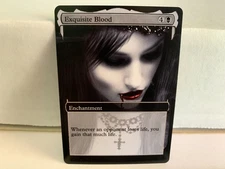Exquisite Blood - Altered Art- Commander- EDH