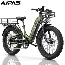 ELECTRIC BIKE FOR ADULT 1800W 85MILE 36MPH 26'' FAT TIRE OFF-ROAD MOUNTAIN EBIKE