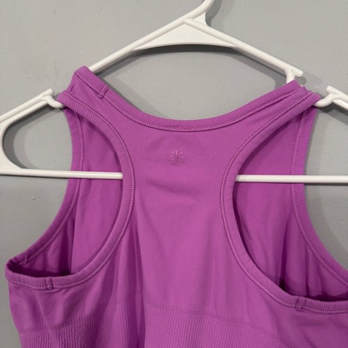 Athleta Girl Purple Fitted Sleeveless Tank Top Size XL / 14 Racerback w/ Spandex - Picture 6 of 6