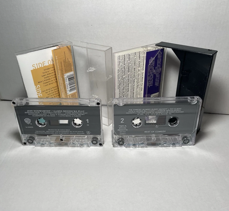 Set Of 6 Comedy Cassette Tapes, Jeff Foxworthy Bill Cosby Rodney Dangerfield Etc Foto 3 de 4
