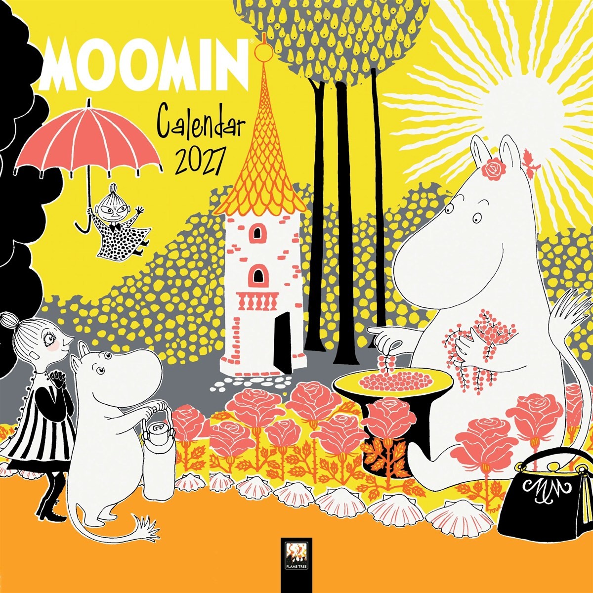 Moomin Wall Calendar 2027 (Art Calendar): Original Flame Tree Publishing-Kalender [Kalender] - Image 5