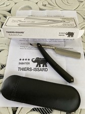 Carbonsong C135 Steel Thiers Issard France Art Shaving Taos Straight Razor box