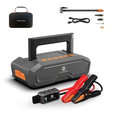 Jump Starter with Air Compressor, 4000A Peak Car Battery Jumper for 9L Gas, 8...