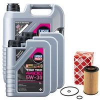 MotoröL Set 4400 5W-30 Liqui Moly 8 Liter + ÖLfilter FüR Mercedes Sprinter B903
