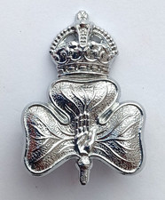 Royal Irish Rifles 14th Battalion Metal Military Cap Badge.    A1-34