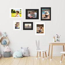 11X14 White Picture Mats with Core Bevel Cut Frame Mattes for 8X10 Pictures -...