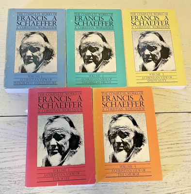 Complete Works Francis Schaeffer Vol 1 2 3 4 5 Set PB Books 1985 Spiritual