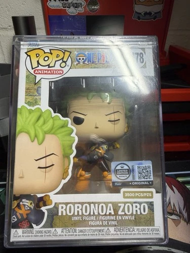 Funko Pop! One Piece: Roronoa Zoro #2178 le 3500 W/ Protector Ships Now