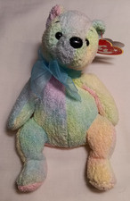 Ty Beanie Baby Mellow the Bear Tie Dye