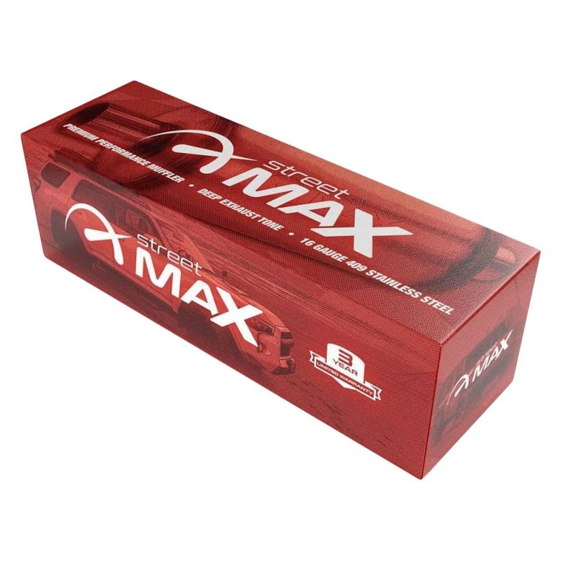 For Dodge Challenger 1970-1972 Street Max SM12616 409 SS Round Exhaust Muffler Foto 3 de 4