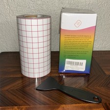 HTVRONT Vinyl Transfer Tape 6  x 50  Roll Craft Application with Grid For Decals