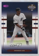 2004 Donruss World Series Blue Purple Holofoil 100 16/100 Derrek Lee #WS-3 2t9