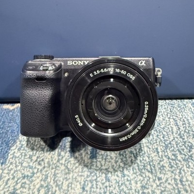 Sony NEX-6 16.1MP Mirrorless Camera w/16-50mm Lens Wi-Fi OLED EVF Auto Focus