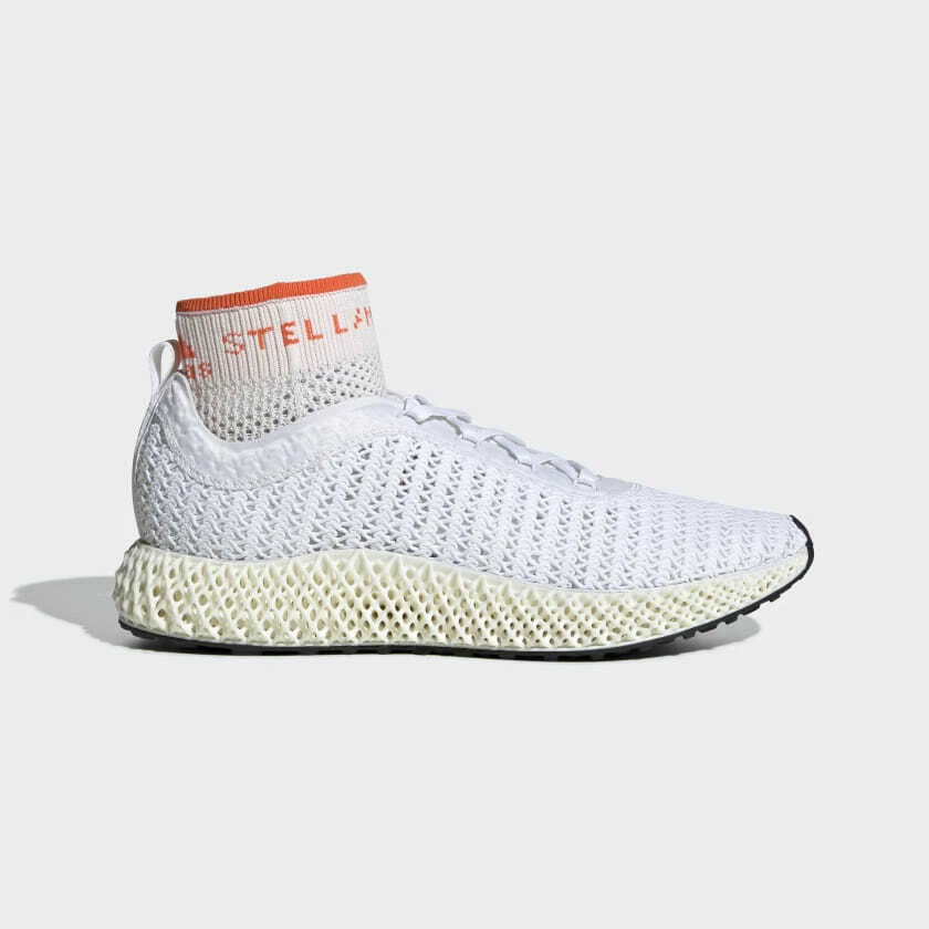 Adidas x Stella McCartney AlphaEdge 4D White Orange G25869 Size