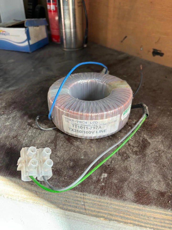 250w Audio Amplifier Line OutPut Transformer 100V used - Image 3 of 3