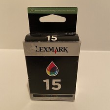 New Genuine Lexmark 15 Ink Cartridge X Series X2670 X2600 Z Series Z2300