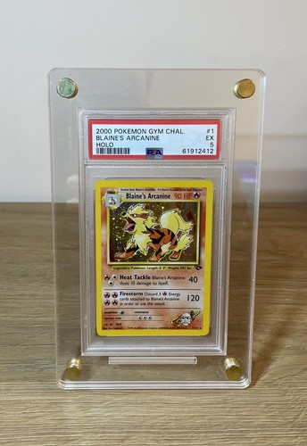 Da 1-3 Carte Pokemon Espositore Display Plexiglas Legno Gradata Psa/Graad+ Stand - Imagen 8 de 16