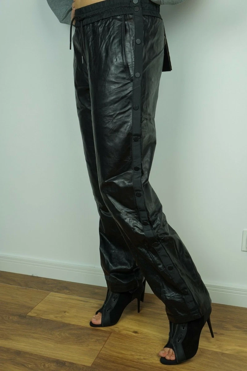 H&m leather hotsell pants