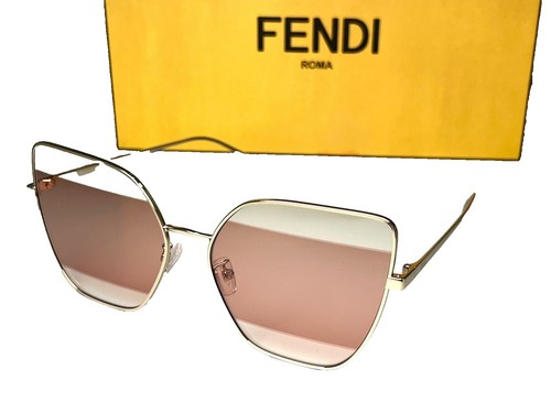 NEW FENDI FE40125F 54S SHINY RED HAVANA WOMEN SUNGLASSES FENDI NEW FENDI FE40125F 54S SHINY RED HAVANA WOMEN SUNGLASSES  main image 3