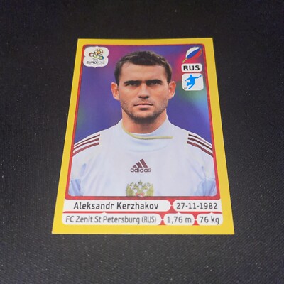 130 Aleksandr Kerzhakov Russia Panini Euro 2012 PLATINUM ED sticker Zenit