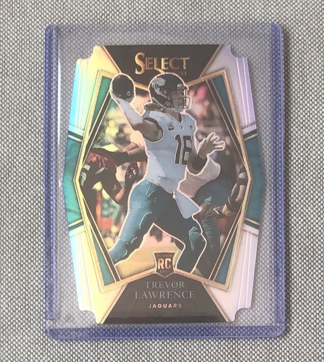 2021 Select Trevor Lawrence Silver Die Cut Prizm RC #143 Jaguars