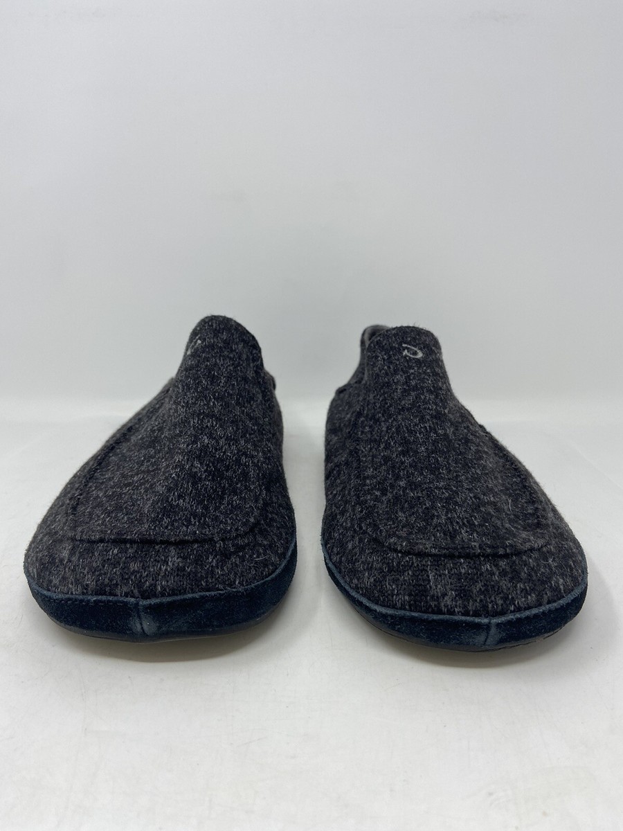Olukai Moloa Hulu Dark Shadow Gray Wool Slip On Casual  display picture 1