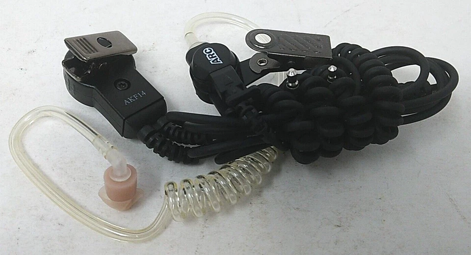 ARC T21002 Earpiece Headset Mic for Kenwood TK3360 TK3173 TK3402 2-Pin Radios - Image 2 of 4