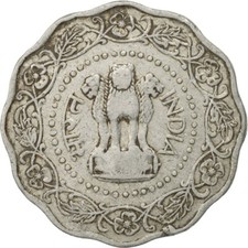 #467699 M&uuml;nze, INDIA-REPUBLIC, 10 Paise, 1972, SS, Aluminium, KM:27.1