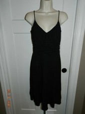 Ann Taylor Loft Women Dress Size 4 Cocktail Black Lace Sleeveless 