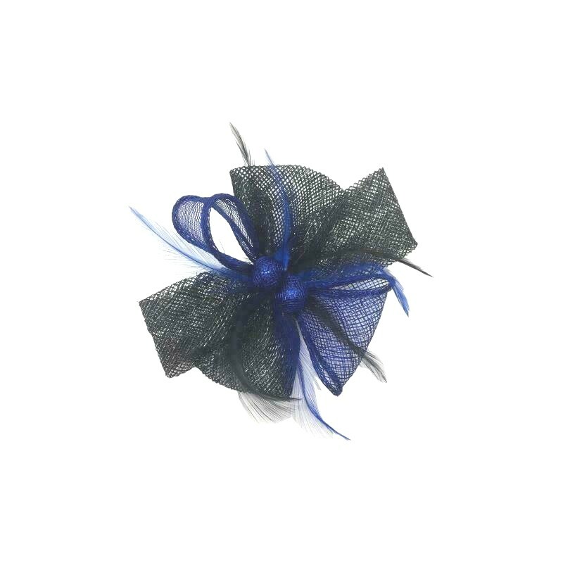 Womens Flower Hair Clip Feathers Mini Brooch Wedding Fascinator Royal