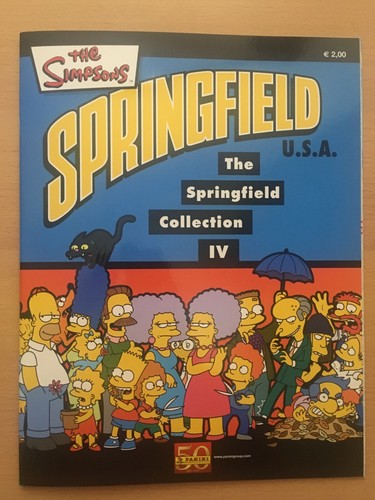 Die Simpsons Kollektion IV Panini Leeralbum mit 6 Stickern und Bestellschein - Bild 1 von 5