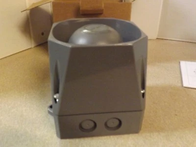 Cooper Wheelock MIN-T Outdoor Sounder/Strobe w/ Anti-tamper - Grey