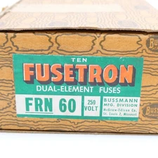 VTG Fusetron Dual Element Fuses FRN 60 Open Box of 4  250V Bussman