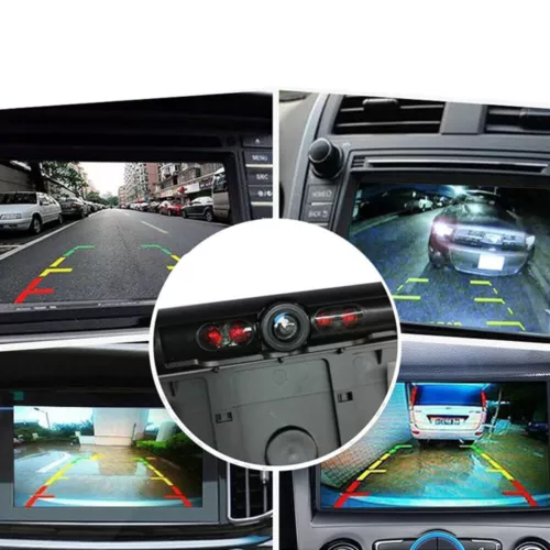 Auto Rückfahrkamera Kennzeichen LED 170° IR Einparkhilfe Nummernschild Halter DE - Bild 6 von 16