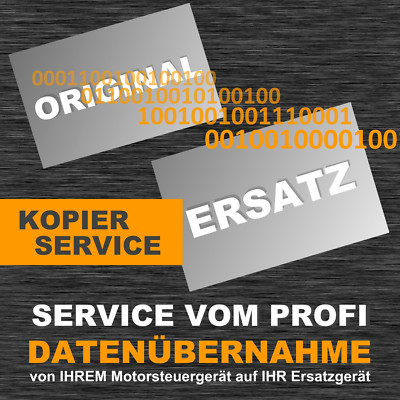 Trionic 8 SERVICE Kopieren Klonen Clone Wegfahrsperre IMMO für Saab Steuergerät