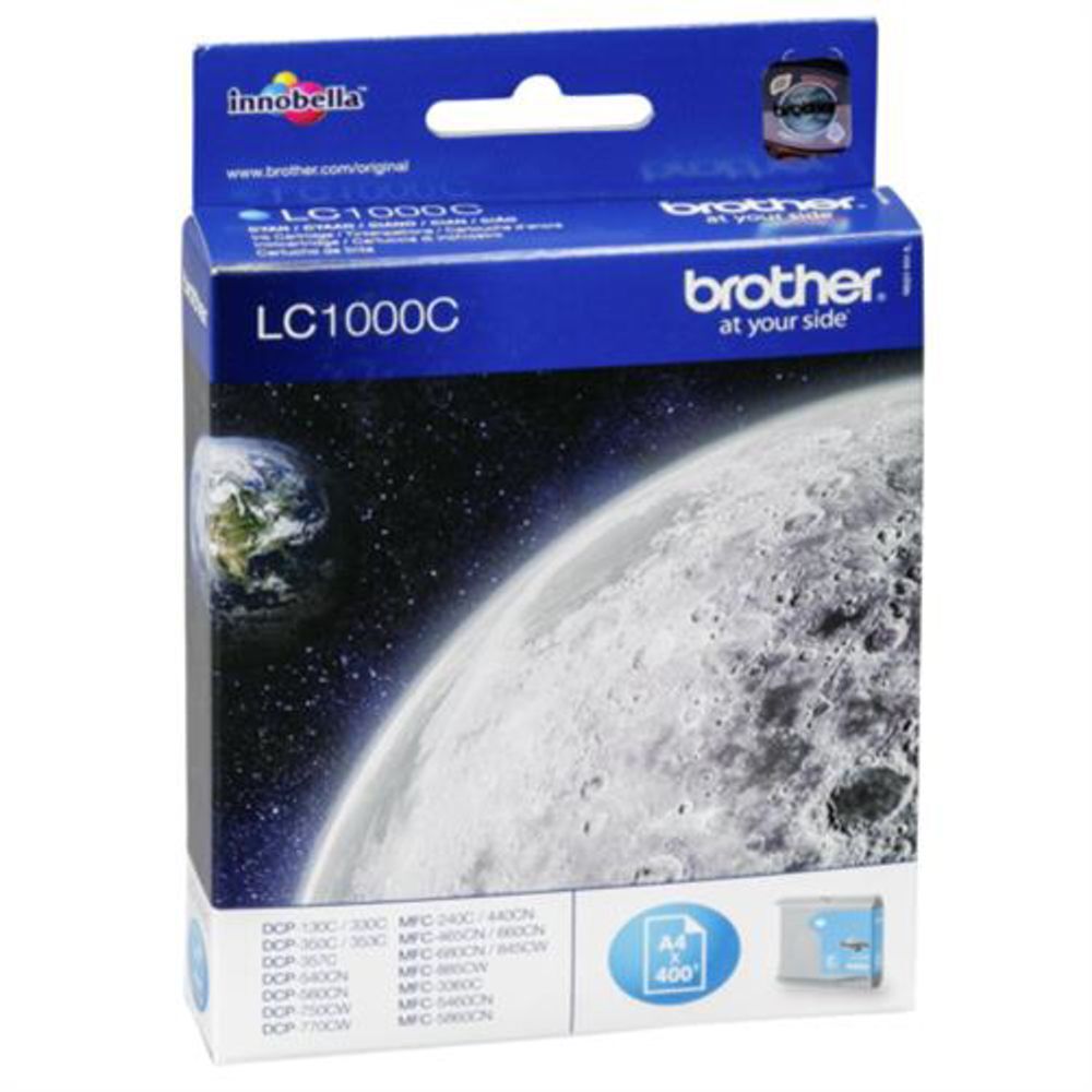 BROTHER LC-1000C окрашен в голубой цвет 400Seiten fuer DCP- 2990₽