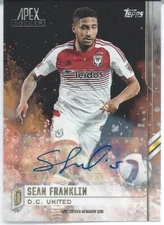 2015 Topps Apex Soccer AUTOGRAPH SEAN FRANKLIN Los Angeles LA Galaxy D.C. United