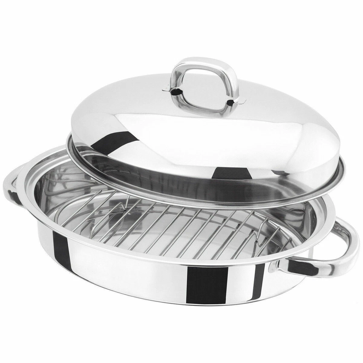 Meat rack for clearance roasting pan