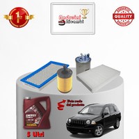 Inspektionskit Filter Und ÖL Jeep Compass 2.0 CRD 88KW 120CV 2006->