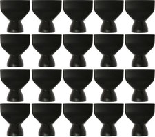 Loc-Line Black - 1 5/8" Straight Flow Nozzle - Pack of 20