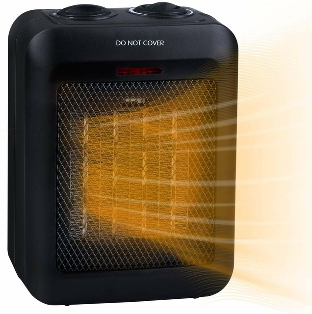 1500w 750w Space Heater For Indoor Use With Tip Over Protection