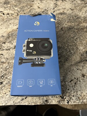4K/30fps WiFi Sport Action Camera 20MP EIS Dual Screen Waterproof Not Tested