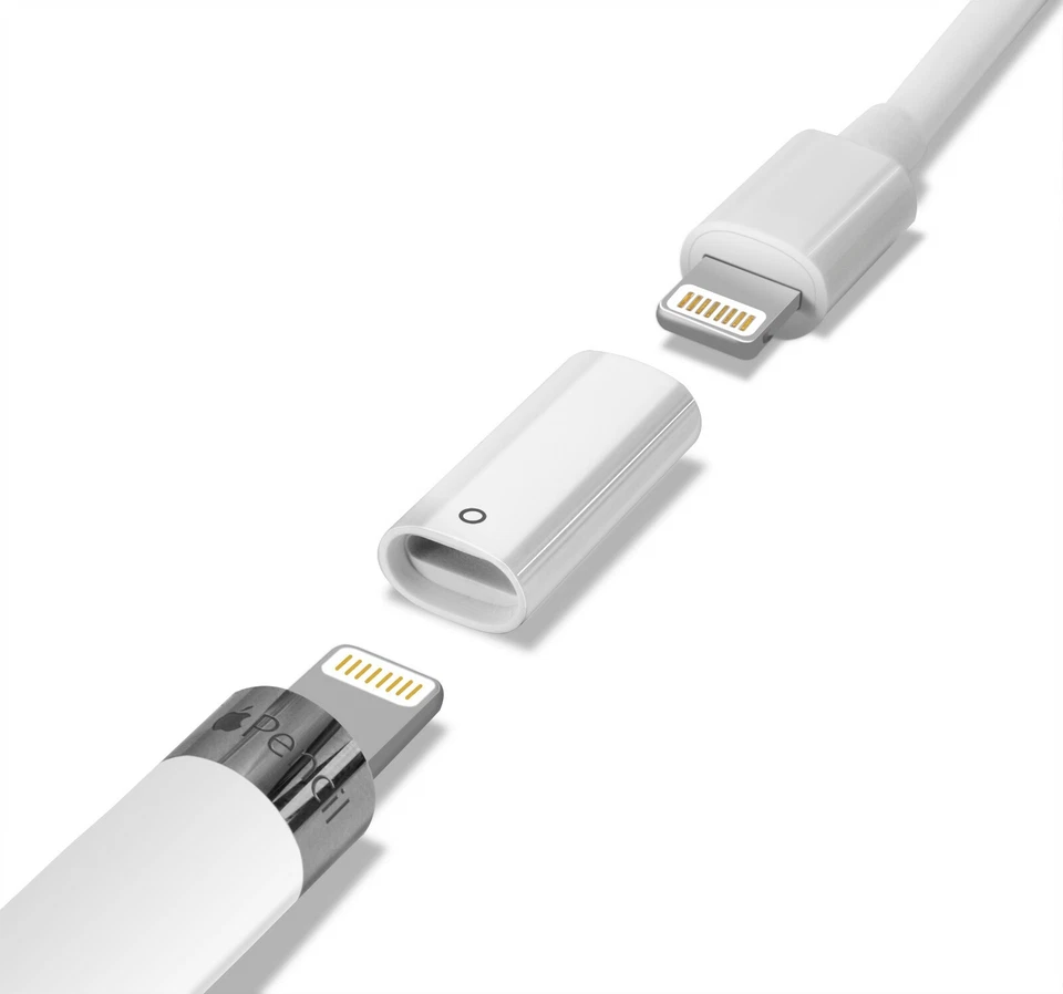 Adaptador de Carga TechMatte Compatible con Apple Pencil 1ª Generación (Paquete de 2) Foto 2 de 4
