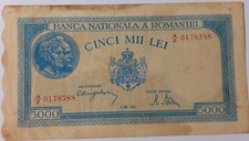 Romania, 5000 Lei Mai 1944