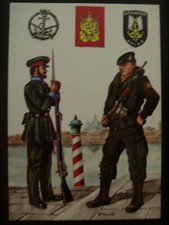 CARTOLINA 20° ANNIV. BATT. MEZZI ANFIBI SILE N.164